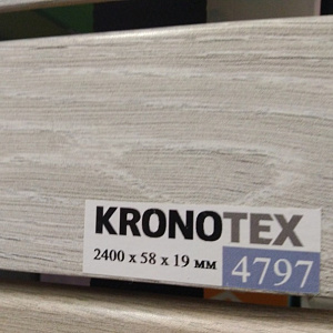 Kronotex Kronotex Плинтус KTEX1 D4797 Дуб горный серебристый серый светло-серый светлый темный